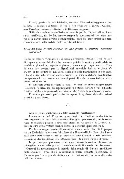 La clinica ostetrica rivista di ostetricia, ginecologia e pediatria. - A. 1, n. 1 (1899)-a. 40, n. 12 (dic. 1938)