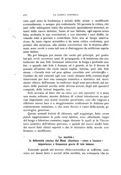 La clinica ostetrica rivista di ostetricia, ginecologia e pediatria. - A. 1, n. 1 (1899)-a. 40, n. 12 (dic. 1938)