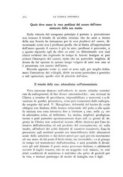 La clinica ostetrica rivista di ostetricia, ginecologia e pediatria. - A. 1, n. 1 (1899)-a. 40, n. 12 (dic. 1938)