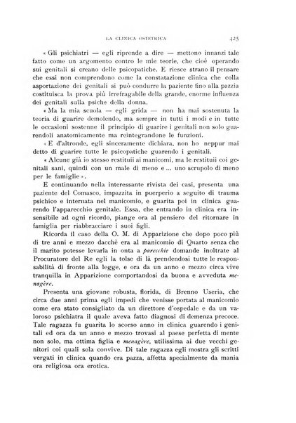 La clinica ostetrica rivista di ostetricia, ginecologia e pediatria. - A. 1, n. 1 (1899)-a. 40, n. 12 (dic. 1938)