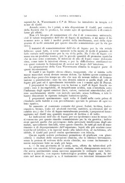 La clinica ostetrica rivista di ostetricia, ginecologia e pediatria. - A. 1, n. 1 (1899)-a. 40, n. 12 (dic. 1938)