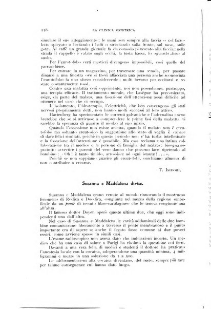 La clinica ostetrica rivista di ostetricia, ginecologia e pediatria. - A. 1, n. 1 (1899)-a. 40, n. 12 (dic. 1938)