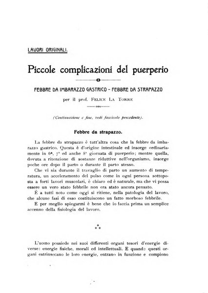 La clinica ostetrica rivista di ostetricia, ginecologia e pediatria. - A. 1, n. 1 (1899)-a. 40, n. 12 (dic. 1938)