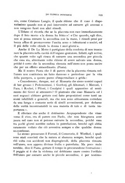 La clinica ostetrica rivista di ostetricia, ginecologia e pediatria. - A. 1, n. 1 (1899)-a. 40, n. 12 (dic. 1938)