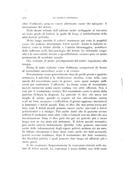 La clinica ostetrica rivista di ostetricia, ginecologia e pediatria. - A. 1, n. 1 (1899)-a. 40, n. 12 (dic. 1938)