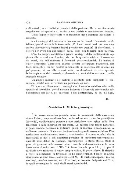 La clinica ostetrica rivista di ostetricia, ginecologia e pediatria. - A. 1, n. 1 (1899)-a. 40, n. 12 (dic. 1938)