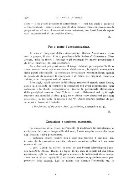 La clinica ostetrica rivista di ostetricia, ginecologia e pediatria. - A. 1, n. 1 (1899)-a. 40, n. 12 (dic. 1938)