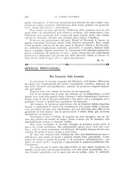 La clinica ostetrica rivista di ostetricia, ginecologia e pediatria. - A. 1, n. 1 (1899)-a. 40, n. 12 (dic. 1938)