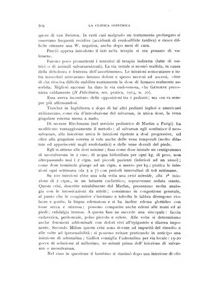 La clinica ostetrica rivista di ostetricia, ginecologia e pediatria. - A. 1, n. 1 (1899)-a. 40, n. 12 (dic. 1938)