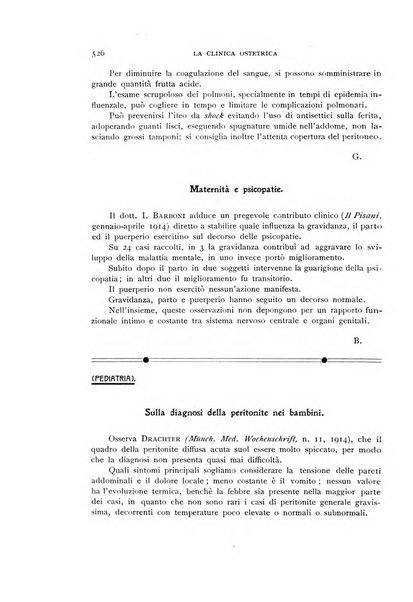 La clinica ostetrica rivista di ostetricia, ginecologia e pediatria. - A. 1, n. 1 (1899)-a. 40, n. 12 (dic. 1938)