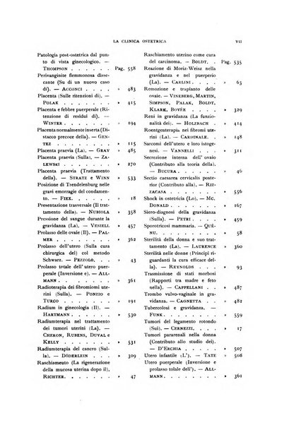 La clinica ostetrica rivista di ostetricia, ginecologia e pediatria. - A. 1, n. 1 (1899)-a. 40, n. 12 (dic. 1938)