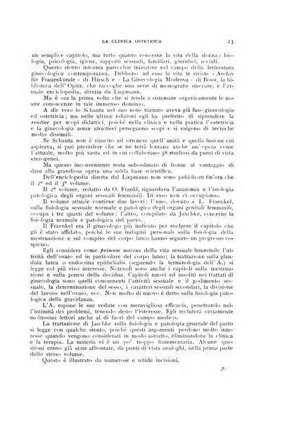 La clinica ostetrica rivista di ostetricia, ginecologia e pediatria. - A. 1, n. 1 (1899)-a. 40, n. 12 (dic. 1938)