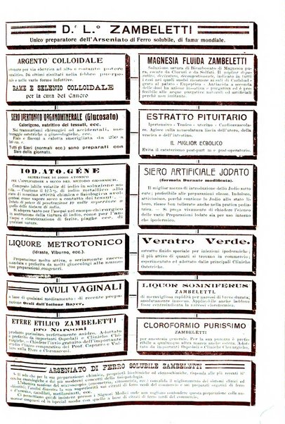 La clinica ostetrica rivista di ostetricia, ginecologia e pediatria. - A. 1, n. 1 (1899)-a. 40, n. 12 (dic. 1938)