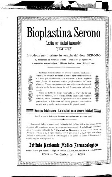 La clinica ostetrica rivista di ostetricia, ginecologia e pediatria. - A. 1, n. 1 (1899)-a. 40, n. 12 (dic. 1938)