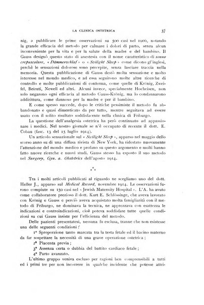 La clinica ostetrica rivista di ostetricia, ginecologia e pediatria. - A. 1, n. 1 (1899)-a. 40, n. 12 (dic. 1938)