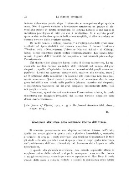 La clinica ostetrica rivista di ostetricia, ginecologia e pediatria. - A. 1, n. 1 (1899)-a. 40, n. 12 (dic. 1938)