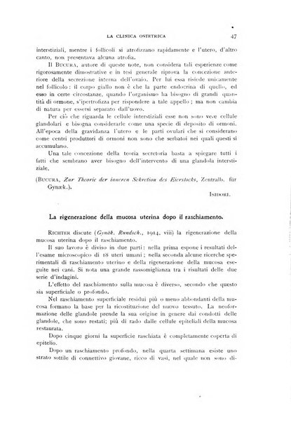 La clinica ostetrica rivista di ostetricia, ginecologia e pediatria. - A. 1, n. 1 (1899)-a. 40, n. 12 (dic. 1938)