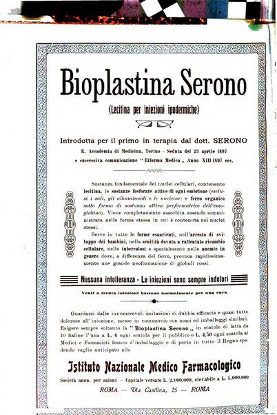 La clinica ostetrica rivista di ostetricia, ginecologia e pediatria. - A. 1, n. 1 (1899)-a. 40, n. 12 (dic. 1938)