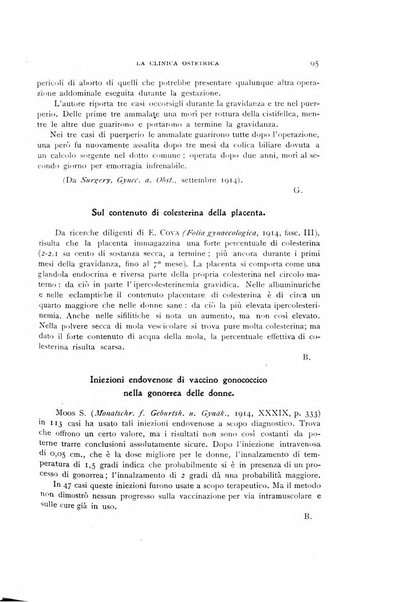 La clinica ostetrica rivista di ostetricia, ginecologia e pediatria. - A. 1, n. 1 (1899)-a. 40, n. 12 (dic. 1938)