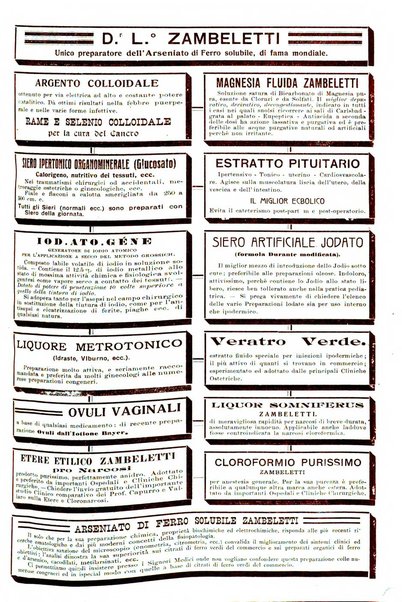 La clinica ostetrica rivista di ostetricia, ginecologia e pediatria. - A. 1, n. 1 (1899)-a. 40, n. 12 (dic. 1938)