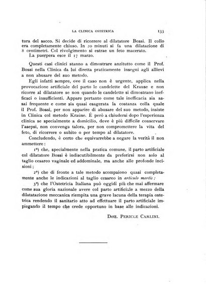 La clinica ostetrica rivista di ostetricia, ginecologia e pediatria. - A. 1, n. 1 (1899)-a. 40, n. 12 (dic. 1938)