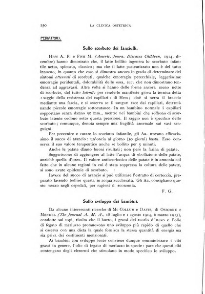 La clinica ostetrica rivista di ostetricia, ginecologia e pediatria. - A. 1, n. 1 (1899)-a. 40, n. 12 (dic. 1938)