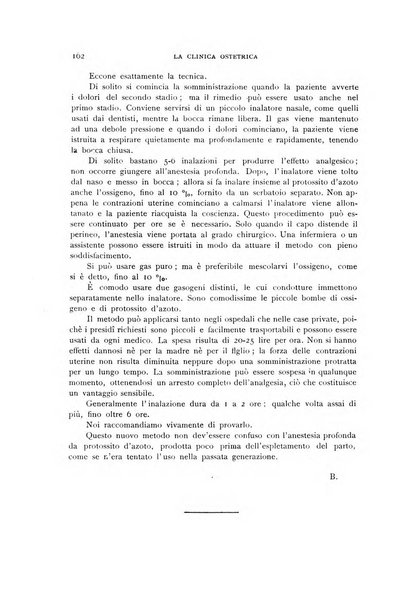 La clinica ostetrica rivista di ostetricia, ginecologia e pediatria. - A. 1, n. 1 (1899)-a. 40, n. 12 (dic. 1938)