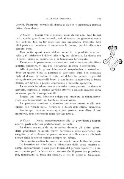 La clinica ostetrica rivista di ostetricia, ginecologia e pediatria. - A. 1, n. 1 (1899)-a. 40, n. 12 (dic. 1938)