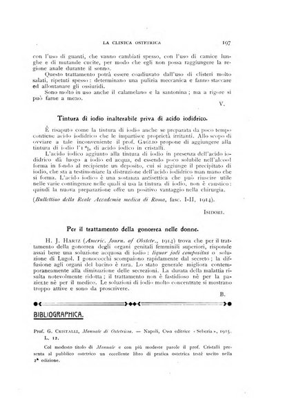 La clinica ostetrica rivista di ostetricia, ginecologia e pediatria. - A. 1, n. 1 (1899)-a. 40, n. 12 (dic. 1938)