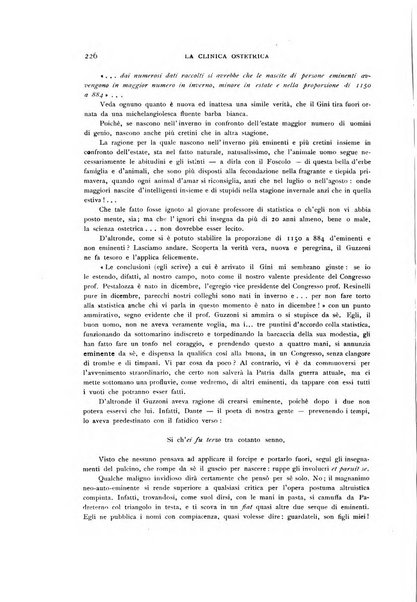 La clinica ostetrica rivista di ostetricia, ginecologia e pediatria. - A. 1, n. 1 (1899)-a. 40, n. 12 (dic. 1938)