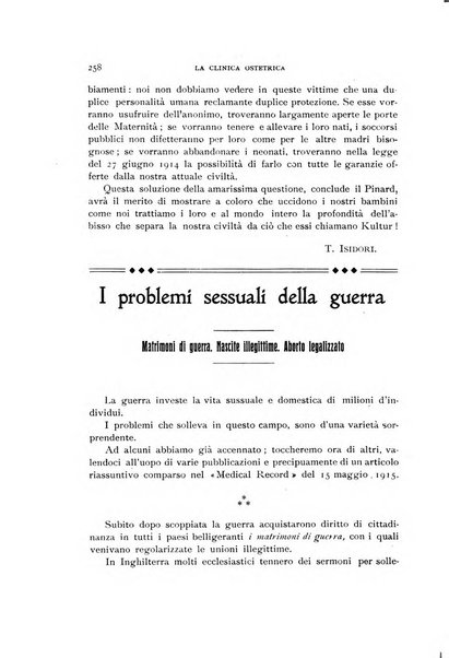 La clinica ostetrica rivista di ostetricia, ginecologia e pediatria. - A. 1, n. 1 (1899)-a. 40, n. 12 (dic. 1938)