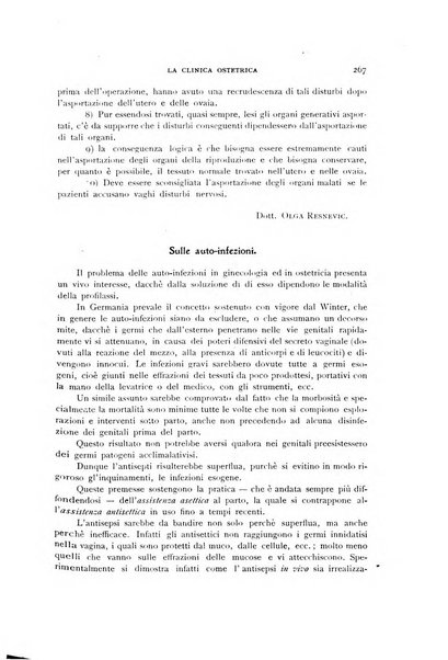 La clinica ostetrica rivista di ostetricia, ginecologia e pediatria. - A. 1, n. 1 (1899)-a. 40, n. 12 (dic. 1938)