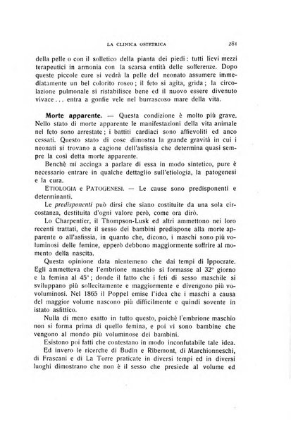 La clinica ostetrica rivista di ostetricia, ginecologia e pediatria. - A. 1, n. 1 (1899)-a. 40, n. 12 (dic. 1938)