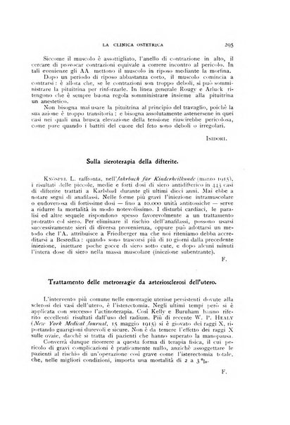 La clinica ostetrica rivista di ostetricia, ginecologia e pediatria. - A. 1, n. 1 (1899)-a. 40, n. 12 (dic. 1938)