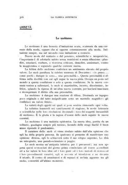 La clinica ostetrica rivista di ostetricia, ginecologia e pediatria. - A. 1, n. 1 (1899)-a. 40, n. 12 (dic. 1938)