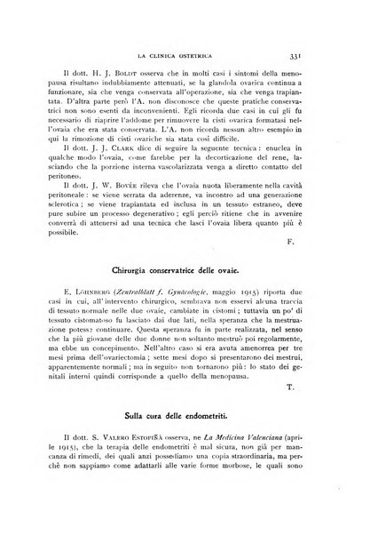 La clinica ostetrica rivista di ostetricia, ginecologia e pediatria. - A. 1, n. 1 (1899)-a. 40, n. 12 (dic. 1938)