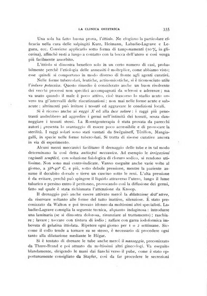 La clinica ostetrica rivista di ostetricia, ginecologia e pediatria. - A. 1, n. 1 (1899)-a. 40, n. 12 (dic. 1938)