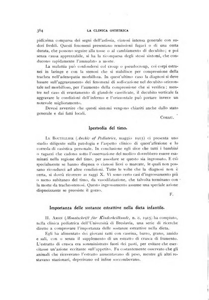 La clinica ostetrica rivista di ostetricia, ginecologia e pediatria. - A. 1, n. 1 (1899)-a. 40, n. 12 (dic. 1938)