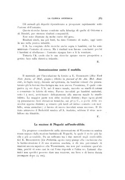 La clinica ostetrica rivista di ostetricia, ginecologia e pediatria. - A. 1, n. 1 (1899)-a. 40, n. 12 (dic. 1938)