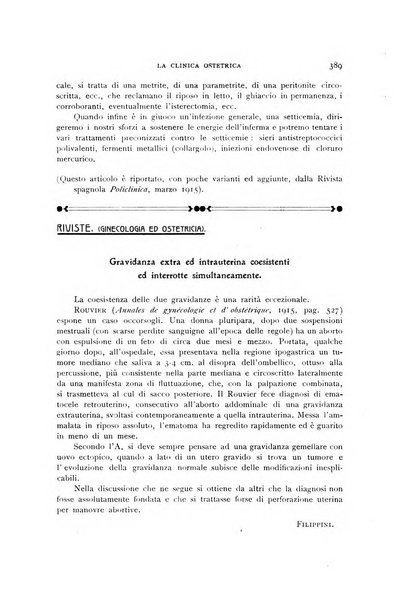 La clinica ostetrica rivista di ostetricia, ginecologia e pediatria. - A. 1, n. 1 (1899)-a. 40, n. 12 (dic. 1938)