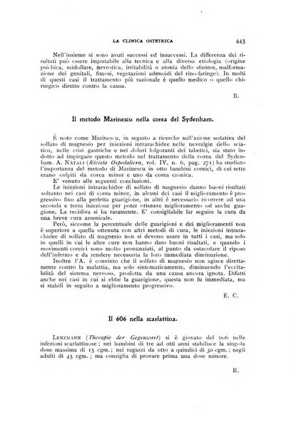 La clinica ostetrica rivista di ostetricia, ginecologia e pediatria. - A. 1, n. 1 (1899)-a. 40, n. 12 (dic. 1938)