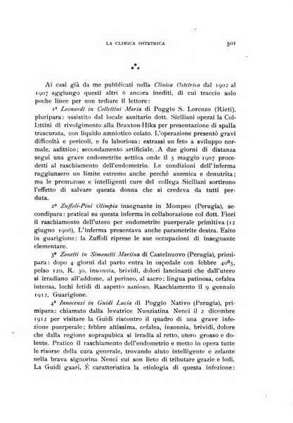 La clinica ostetrica rivista di ostetricia, ginecologia e pediatria. - A. 1, n. 1 (1899)-a. 40, n. 12 (dic. 1938)