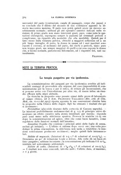 La clinica ostetrica rivista di ostetricia, ginecologia e pediatria. - A. 1, n. 1 (1899)-a. 40, n. 12 (dic. 1938)