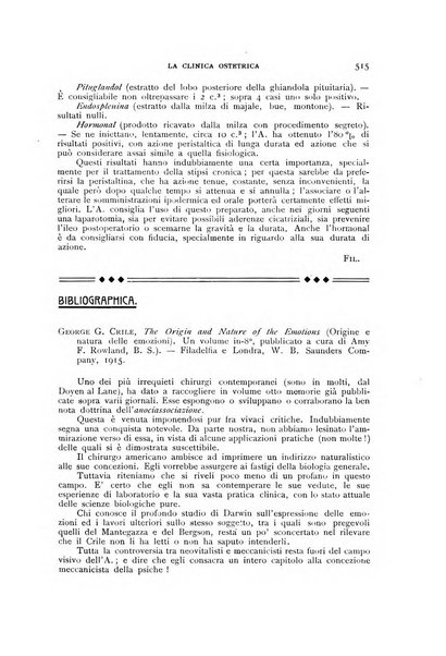 La clinica ostetrica rivista di ostetricia, ginecologia e pediatria. - A. 1, n. 1 (1899)-a. 40, n. 12 (dic. 1938)