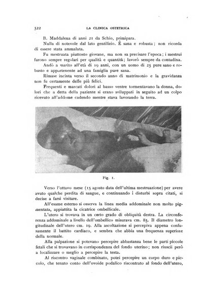 La clinica ostetrica rivista di ostetricia, ginecologia e pediatria. - A. 1, n. 1 (1899)-a. 40, n. 12 (dic. 1938)