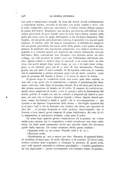 La clinica ostetrica rivista di ostetricia, ginecologia e pediatria. - A. 1, n. 1 (1899)-a. 40, n. 12 (dic. 1938)