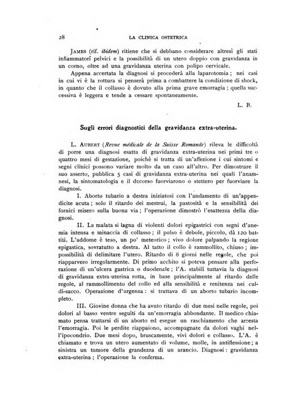 La clinica ostetrica rivista di ostetricia, ginecologia e pediatria. - A. 1, n. 1 (1899)-a. 40, n. 12 (dic. 1938)