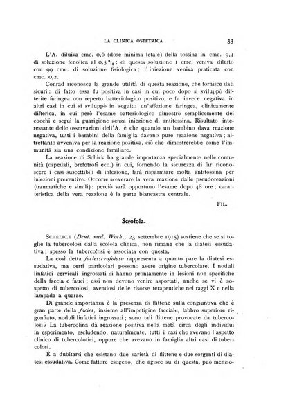 La clinica ostetrica rivista di ostetricia, ginecologia e pediatria. - A. 1, n. 1 (1899)-a. 40, n. 12 (dic. 1938)