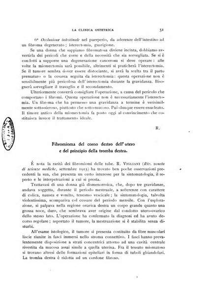 La clinica ostetrica rivista di ostetricia, ginecologia e pediatria. - A. 1, n. 1 (1899)-a. 40, n. 12 (dic. 1938)