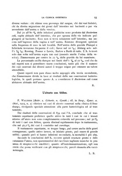 La clinica ostetrica rivista di ostetricia, ginecologia e pediatria. - A. 1, n. 1 (1899)-a. 40, n. 12 (dic. 1938)